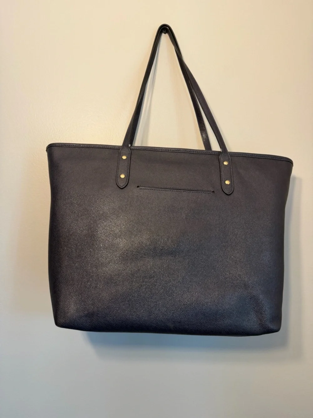 Coach Navy City Tote